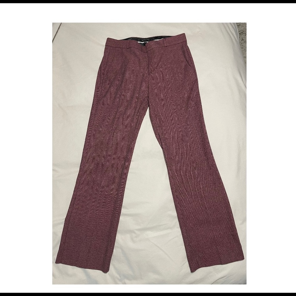 Maroon/black dress pants